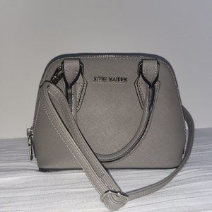 Steve Madden Bfaith Mini Purse Mushroom (Gray)  7.5" X 6" X 3"